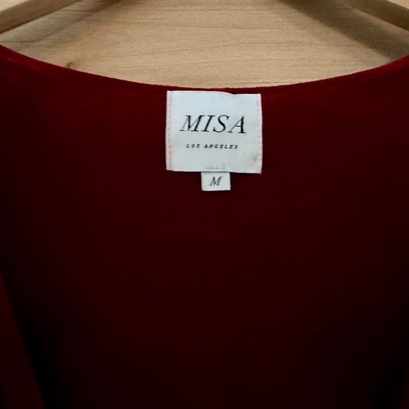 MISA Los Angeles Carolina Velvet Wrap Maxi Dress – Size M – NWOT - Picture 9 of 11